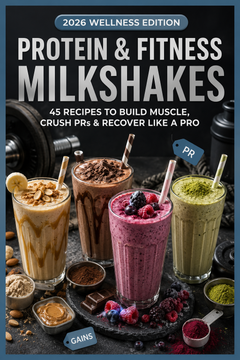505 Power Milkshake Recipes: book cover 3
