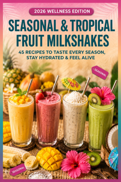 505 Power Milkshake Recipes: book cover 4