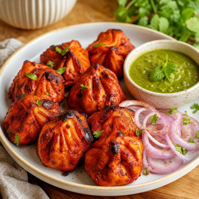 Tandoori paneer momos