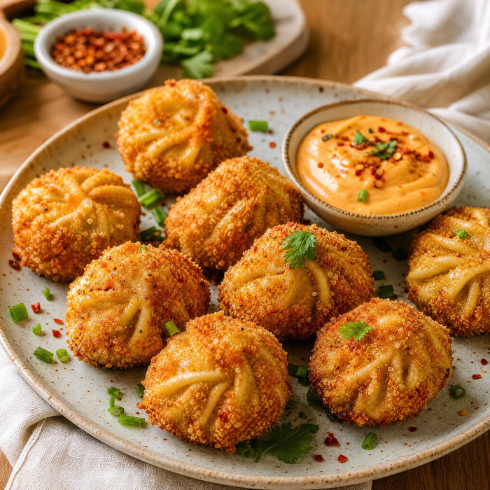 Kurkure-style air momos