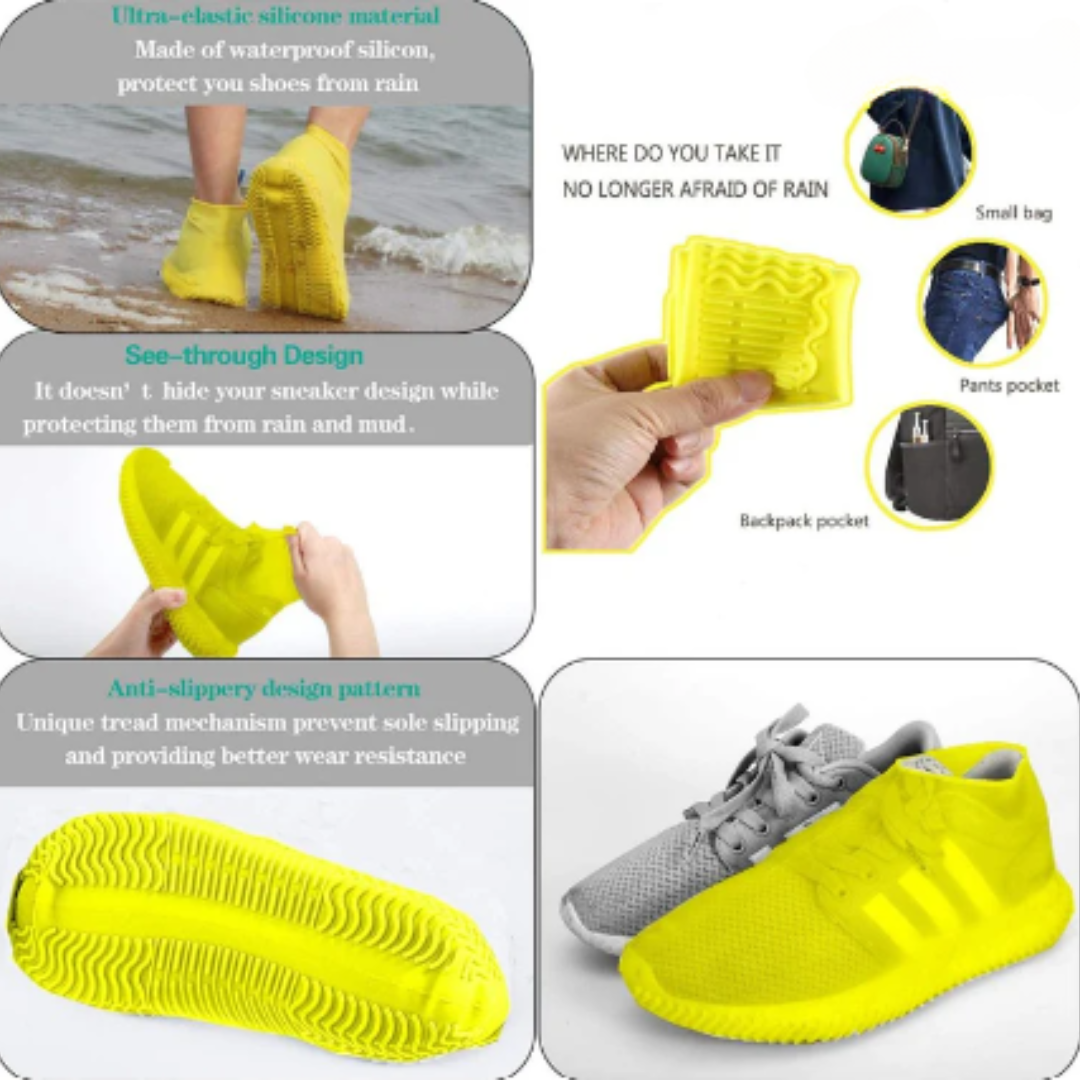 GripGuard- Waterproof Reusable Anti-Skid Shoe Shields (pack of 1)