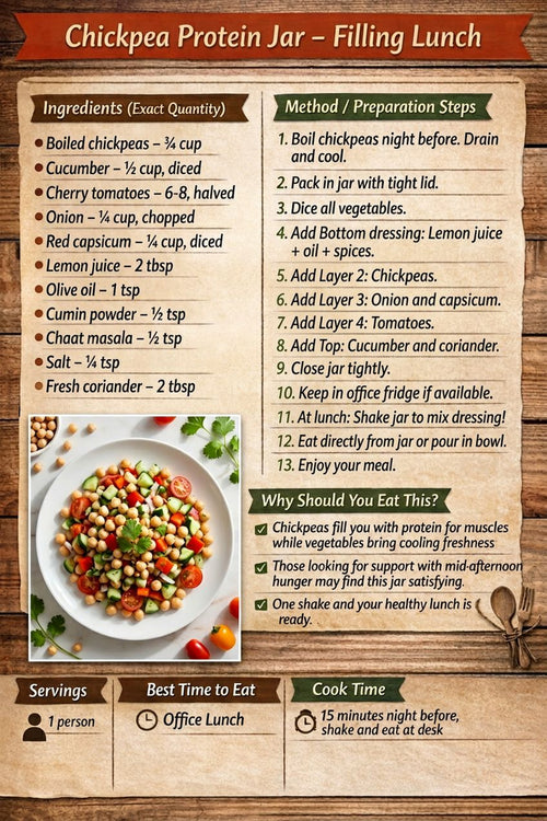Chickpea Protein Jar