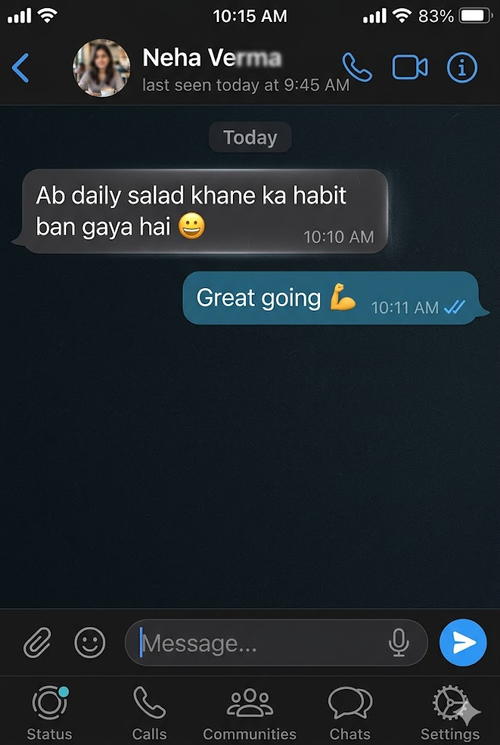Customer screenshot
