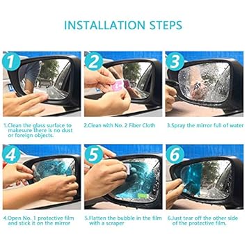 Rainproof car/Two wheeler Rearview Film