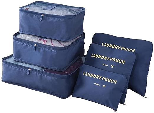 6 in 1 Foldable Travel Organizer Set