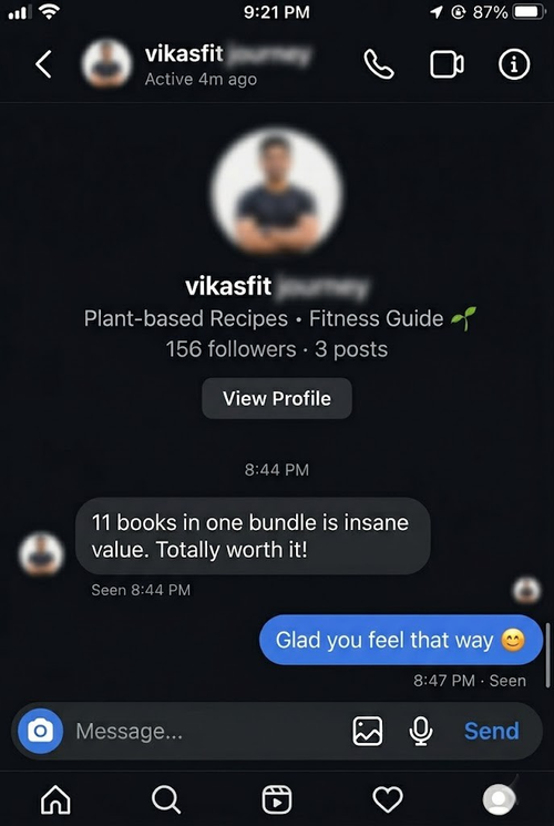 Customer screenshot