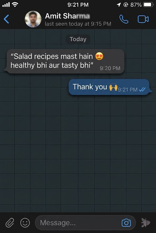 Customer screenshot