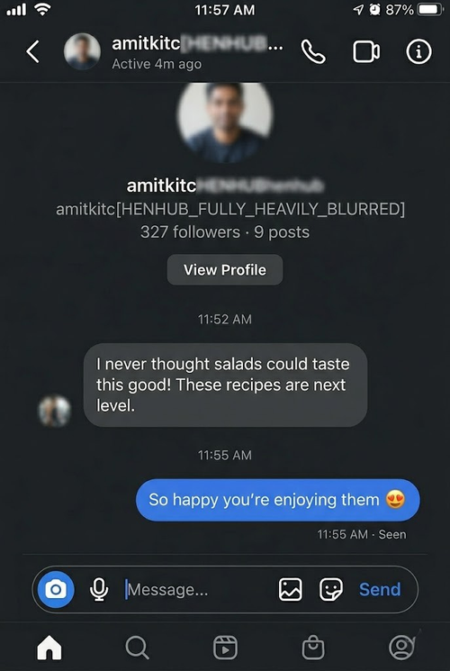 Customer screenshot