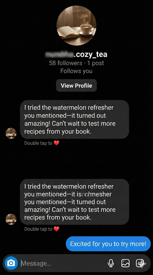 Customer screenshot