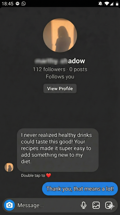 Customer screenshot