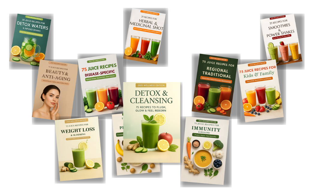 700 Professional Juice Recipes - Complete Collection (11 Books)