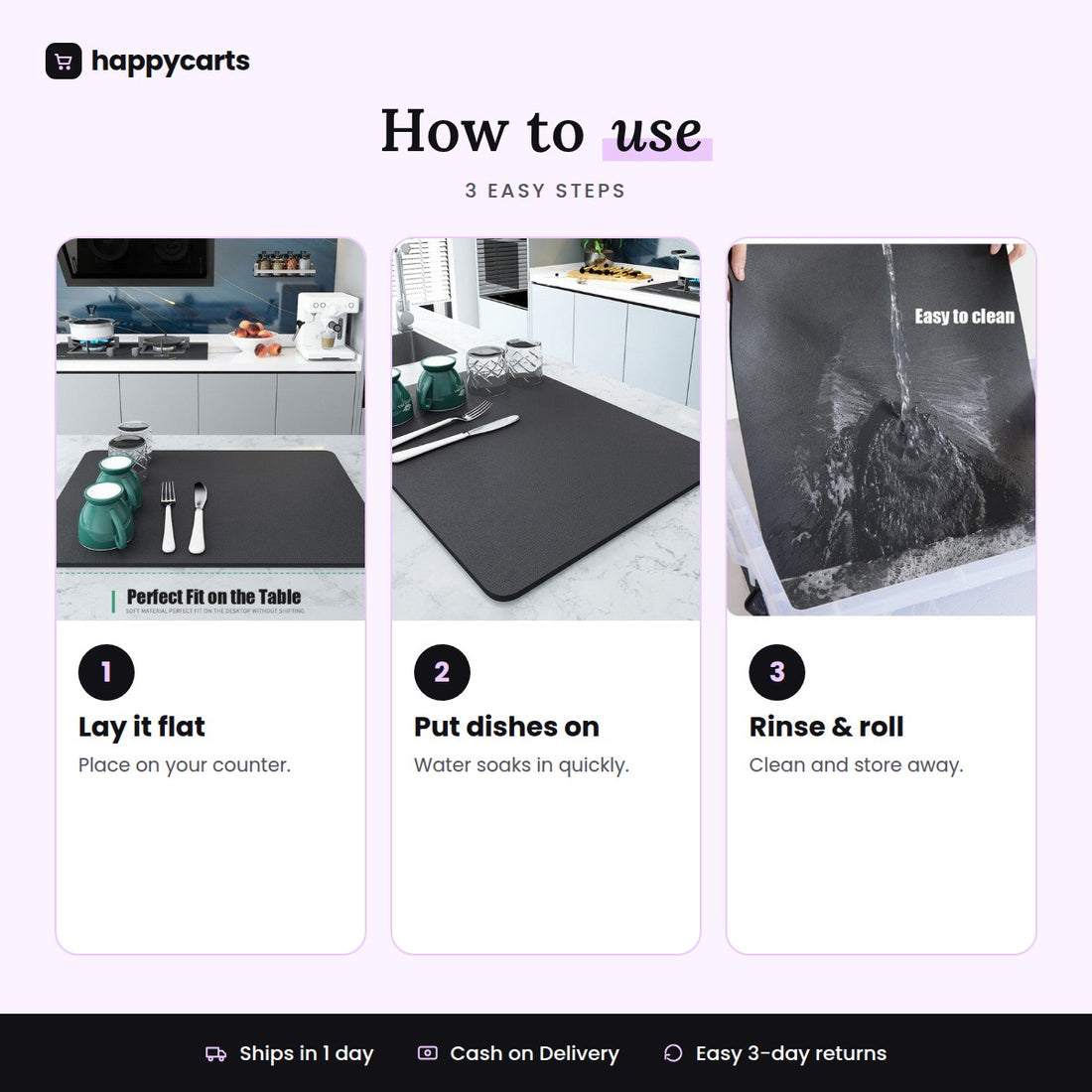 Pro SpillShield Drying mat