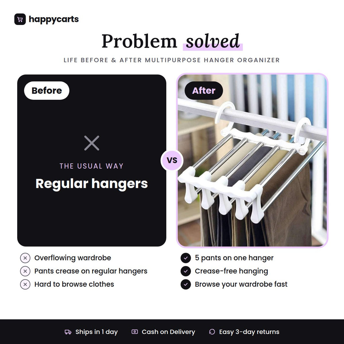Multipurpose Hanger Organizer (Buy 1 Get 1 Free)