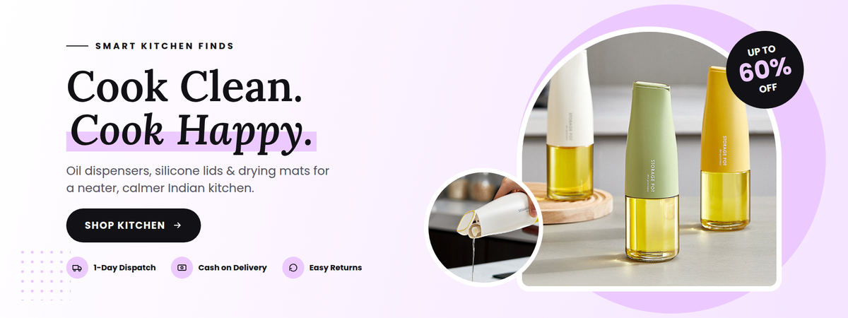 Cook clean. Cook happy. Up to 60% off kitchen finds