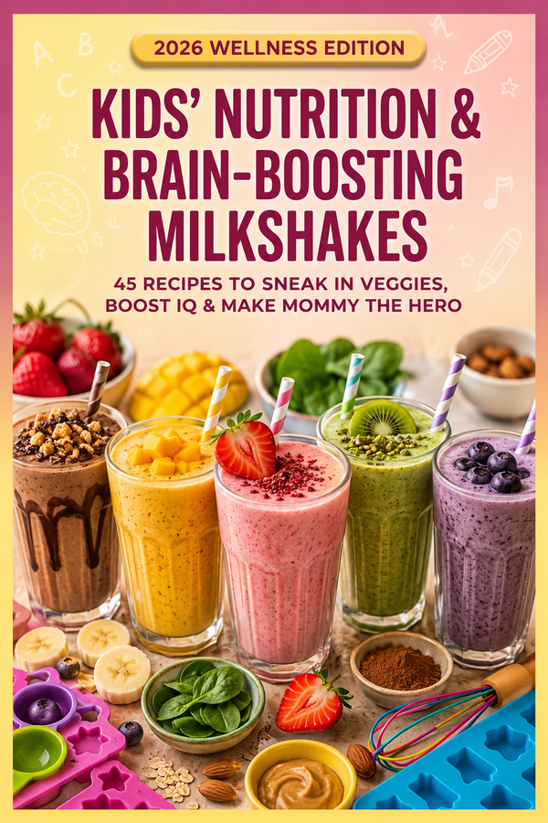 Book 7: Kids' Nutrition & Brain-Boosting Milkshakes