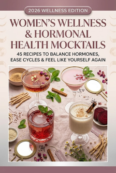 The Ultimate Mocktail Bible: 500+ Guilt-Free Drinks for Weight Loss, Glowing Skin & Gut Health: book cover 9