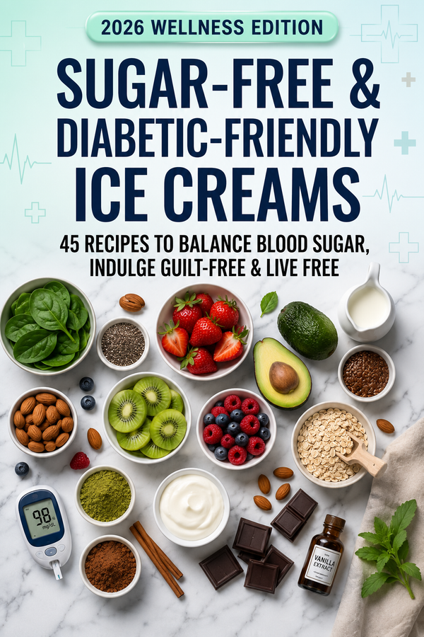 Book 2: Sugar-Free & Diabetic-Friendly Ice Creams
