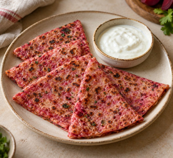 Pink Princess Beetroot Paratha