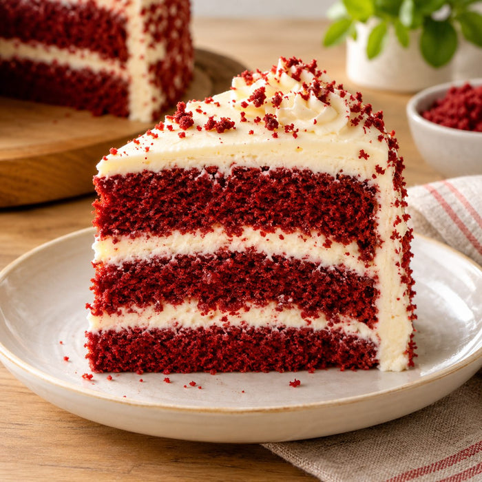 Sugar-free red velvet cake