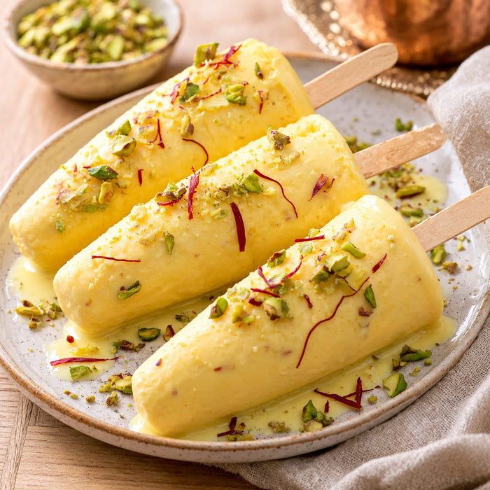 Kesar malai kulfi