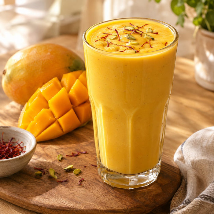 Kesar mango summer shake