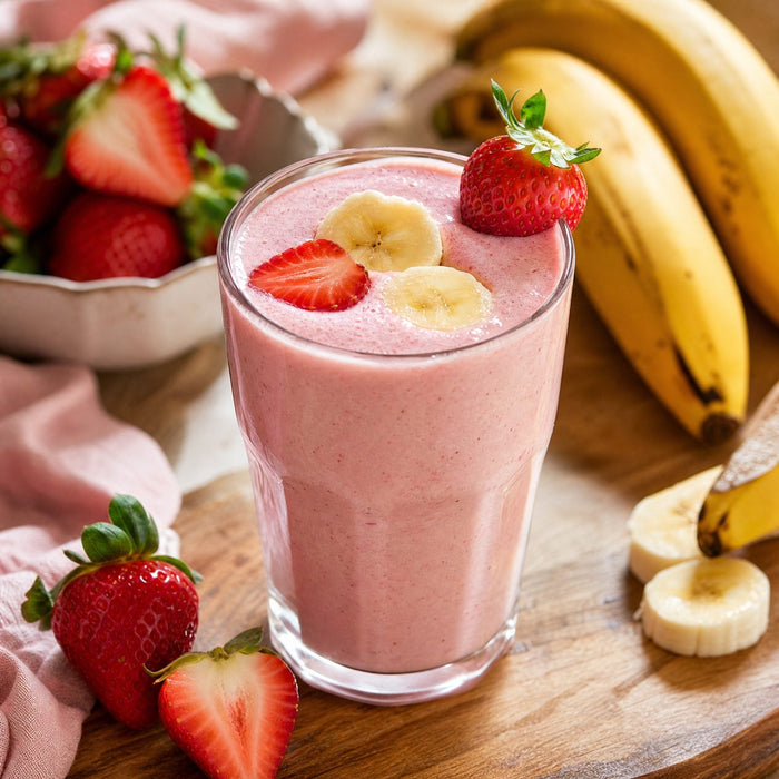 Strawberry banana shake