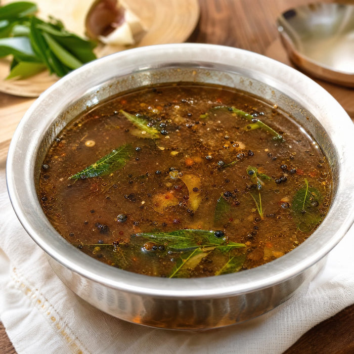 Triple-pepper rasam