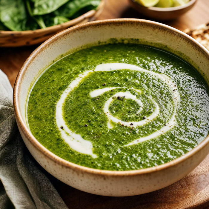 Punjabi spinach shorba