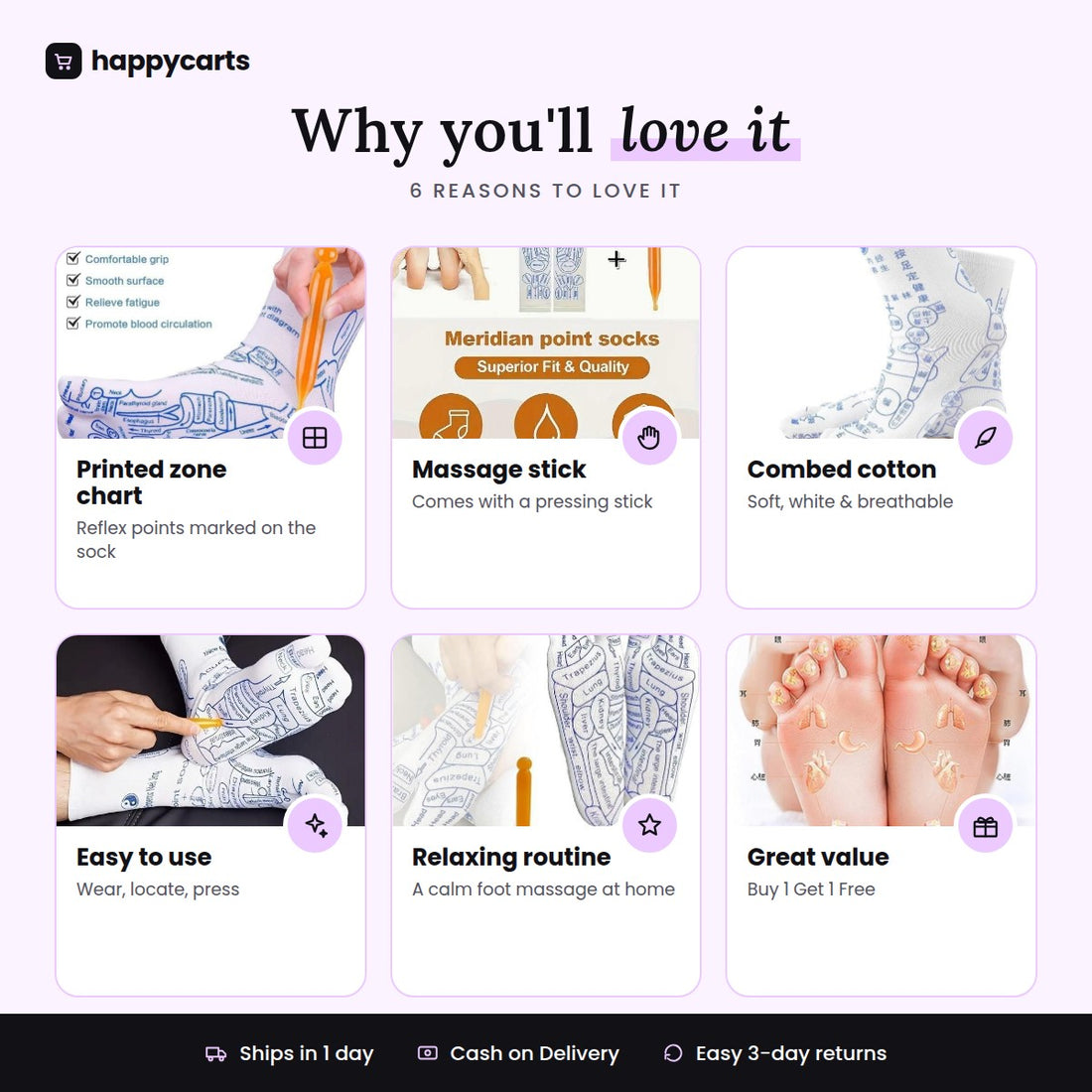 ReflexiCare Socks