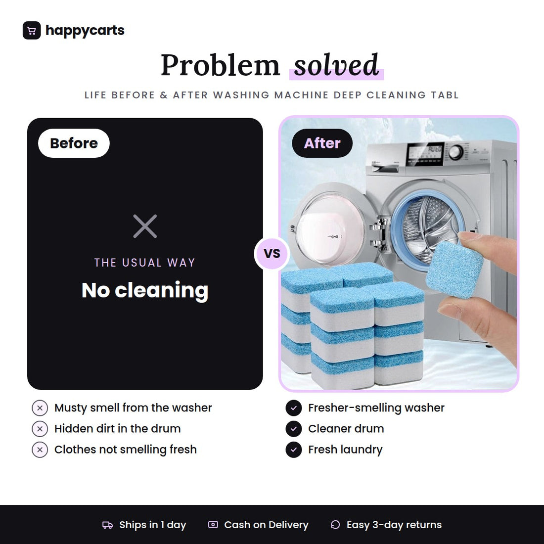 Washing Machine Deep Cleaning Tablet