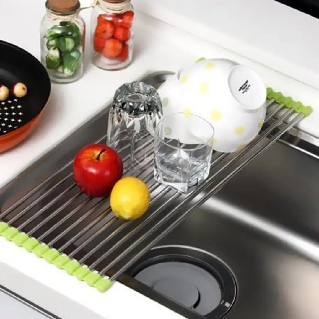 Roll Up Sink Drainer Rack