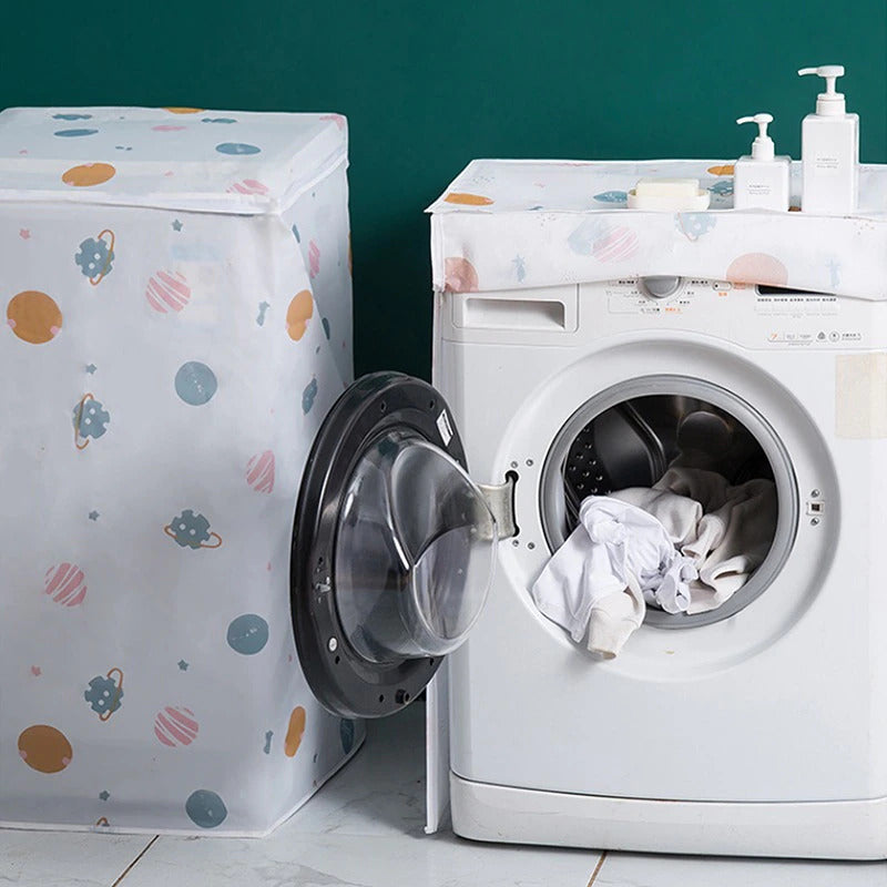 DustProof And WaterProof Washing Machine Cover  (Multicolour Design)