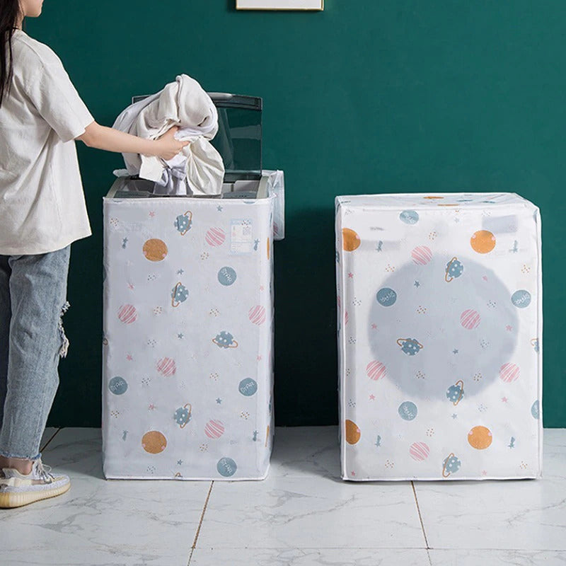 DustProof And WaterProof Washing Machine Cover  (Multicolour Design)