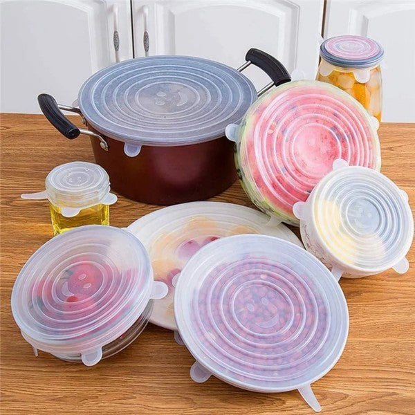 Multipurpose Silicone Lid - Reusable & Microwave Safe
